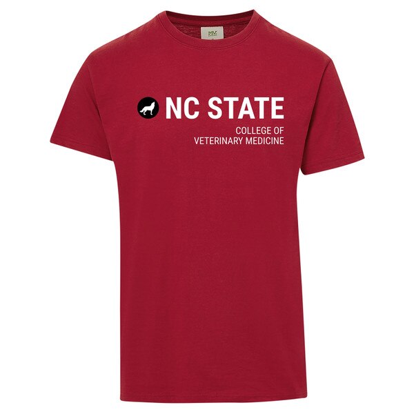 Red Short Sleeve Tee - NC State Vet